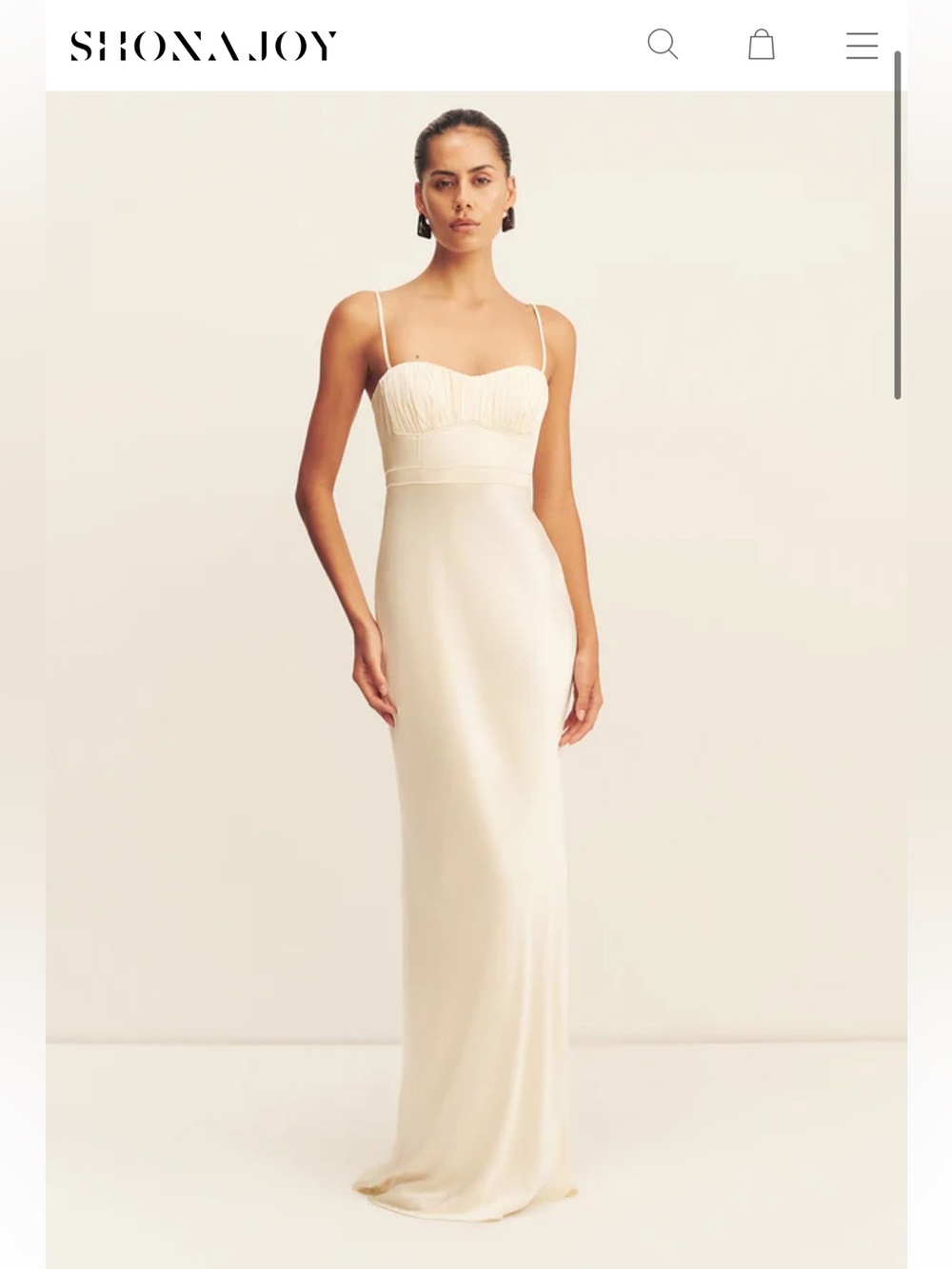 Shona Joy La Lune Corded Maxi dress